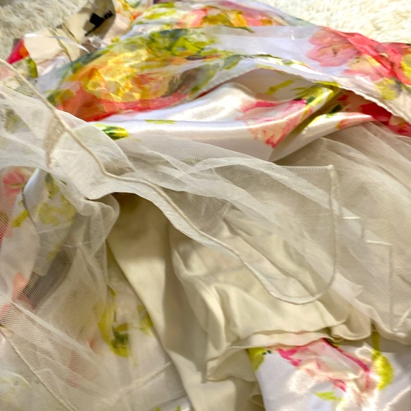 CITY STUDIO BRAT GIRL SUMMER FLORAL HIGH LOW CHIFFON MAXI SKIRT Size 7 E… - Picture 9 of 12